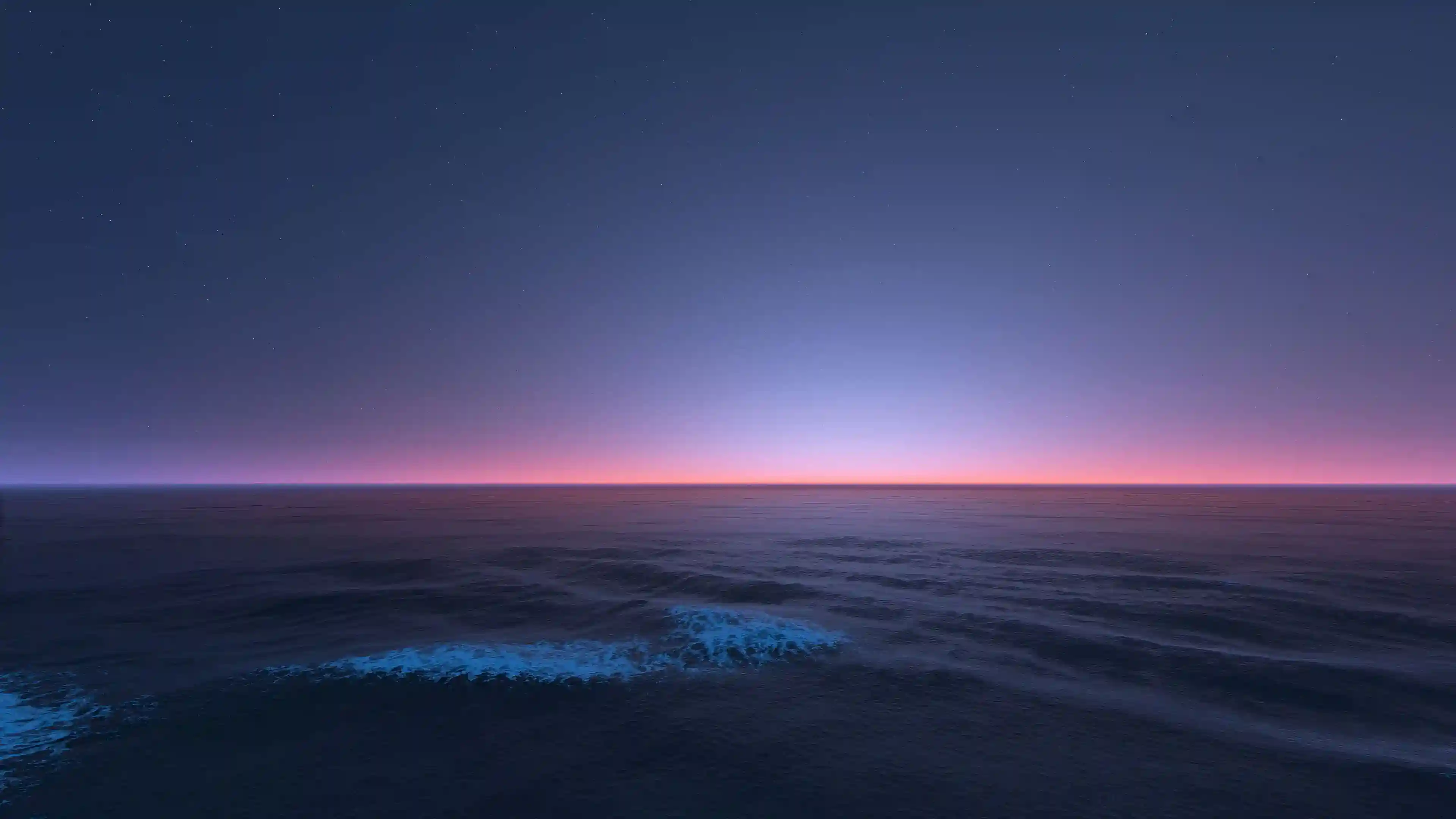 海边日落